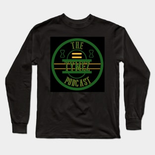 Tymez Podcast Black, Green, and Gold Long Sleeve T-Shirt